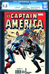 Captain America #14 CGC graded 9.8  HIGHEST GRADED Bucky regains memories
