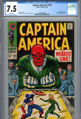 Captain America #103 CGC graded 7.5 Red Skull cover and story - SOLD!