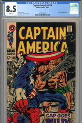 Captain America #106 CGC graded 8.5 Kirby/Giacoia cover/art - SOLD!