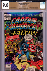 Captain America #217 CGC graded 9.0 first app. Marvel Man PEDIGREE - SOLD!