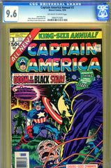 Captain America Annual #3 CGC graded 9.6 - firsts galore - 2nd highest graded