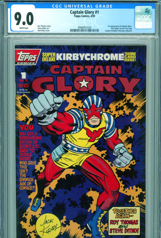 Captain Glory #1 CGC graded 9.0  Ditko art - Kirby cover