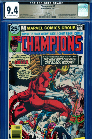 Champions #07 CGC graded 9.4 - first appearance of Darkstar - PEDIGREE - SOLD!