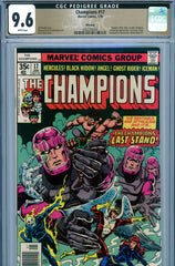 Champions #17 CGC graded 9.6 Sentinels/Darkstar PEDIGREE - SOLD!