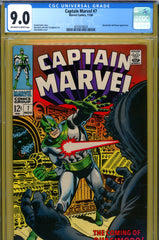 Captain Marvel #07 CGC graded 9.0 Quasimodo/Ronan appearance - SOLD!