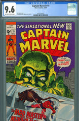 Captain Marvel #19 CGC 9.6 - Gil Kane and Dan Adkins cover and art