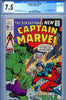 Captain Marvel #21 CGC graded 7.5 - vs. Hulk - last issue until 9/1972