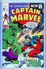 Captain Marvel #21 CGC graded 7.5 - vs. Hulk - last issue until 9/1972