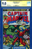 Captain Marvel #25 CGC graded 9.0 "Signature Series" Stan Lee signed