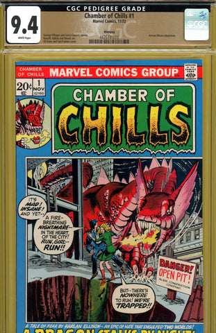 Chamber Of Chills #1 CGC graded 9.4  PEDIGREE
