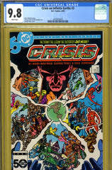 Crisis On Infinite Earths #03 CGC graded 9.8 - HIGHEST GRADED Perez art/cover