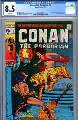 Conan the Barbarian #05 CGC graded 8.5  Barry Windsor-Smith cover and art - SOLD!