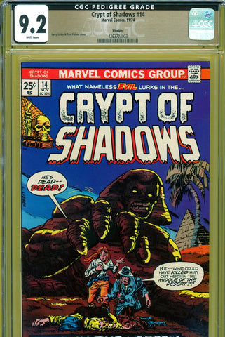 Crypt Of Shadows #14 CGC graded 9.2  early Atlas reprints PEDIGREE - SOLD!