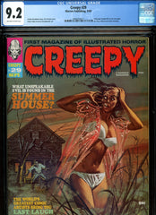 Creepy #29 CGC graded 9.2 - Vampirella ad by Frazetta