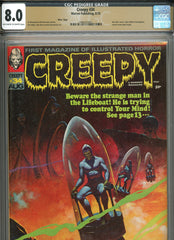 Creepy #34 CGC graded 8.0  - Ken Kelly, Ken Barr & Fantucchio art  PEDIGREE - SOLD!