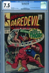 Daredevil #030 CGC graded 7.5 - Thor, Cobra and Hyde cover and story