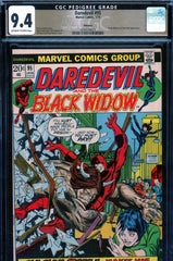 Daredevil #95 CGC graded 9.4 - Black Widow/ Man-Bull appearance  PEDIGREE