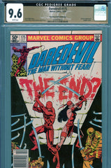 Daredevil #175 CGC graded 9.6 - Elektra cover and story  {PEDIGREE} Newsstand Ed. - SOLD!