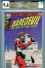 Daredevil #182 CGC graded  9.6  PEDIGREE - Frank Miller cover/story/art - SOLD!