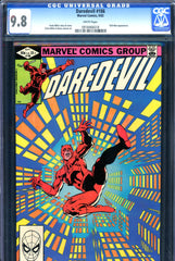 Daredevil #186 CGC graded 9.8 - Frank Miller story/cover/art - SOLD!