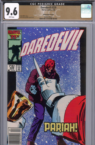 Daredevil #229 CGC graded 9.6 PEDIGREE NEWSSTAND EDITION - SOLD!