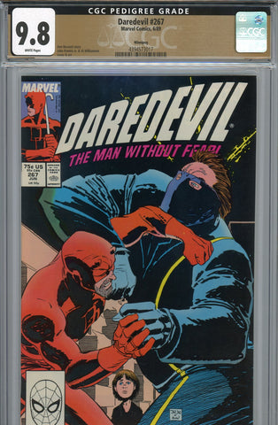 Daredevil #267 CGC graded 9.8 {PEDIGREE} HIGHEST GRADED