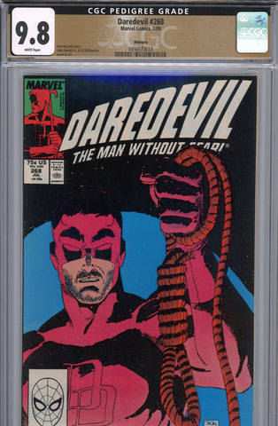Daredevil #268 CGC graded 9.8 {PEDIGREE} HIGHEST GRADED - SOLD!