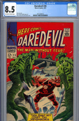 Daredevil #28 CGC graded 8.5 - Colan cover and art - 1st app. of the Queega