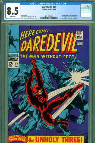 Daredevil #039 CGC graded 8.5 - first appearance of the Exterminator - SOLD!