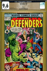 Defenders #34 CGC graded 9.6 - Buckler/ Adkins cover  PEDIGREE - SOLD!