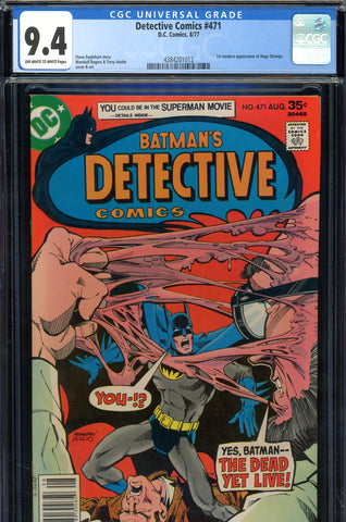 Detective Comics #471 CGC graded 9.4 1st modern appearance of Hugo Strange - SOLD!