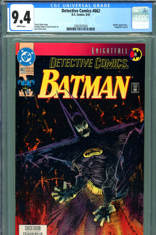 Detective Comics #662 CGC graded 9.4  Riddler appearance
