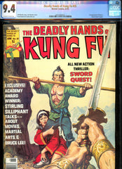 Deadly Hands of Kung Fu #25 CGC graded 9.4 - Sword Quest begins - 1st appearance Shimuru