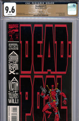 Deadpool #1 CGC graded 9.6 first solo Deadpool comic 1993 - PEDIGREE - SOLD!