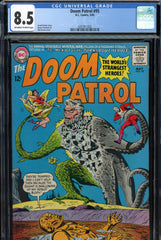 Doom Patrol #95 CGC graded 8.5 Drake story - Brown cover