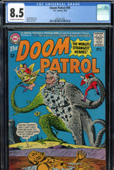Doom Patrol #095 CGC graded 8.5 Drake story - Brown cover