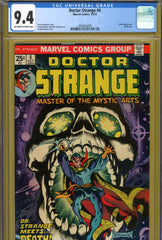 Doctor Strange #04 CGC graded 9.4 - skull cover - death appearance
