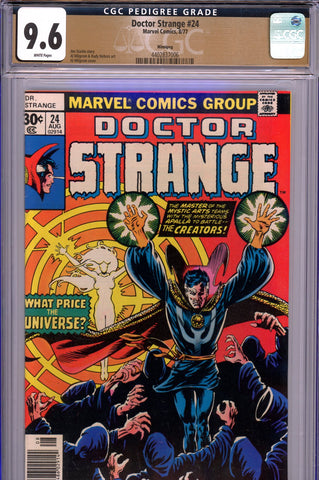 Doctor Strange #024 CGC graded 9.6 Milgrom cover/art PEDIGREE - SOLD!