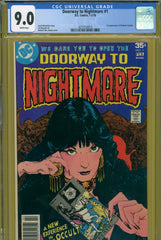 Doorway To Nightmare #1 CGC graded 9.0 - first appearance of Madame Xanadu