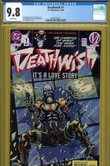 Deathwish #1 CGC graded 9.8 - limited series - HIGHEST GRADED