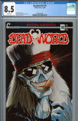 Deadworld #10 CGC graded 8.5 - full page "The Crow" #1 back cover ad - SOLD!