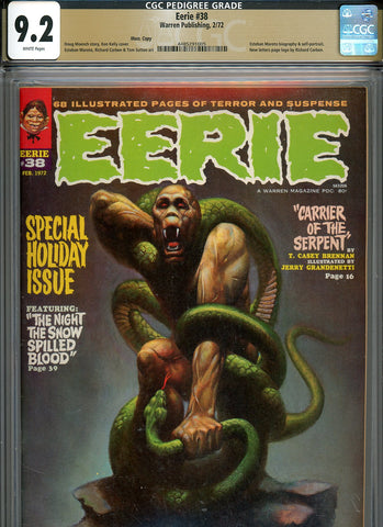 Eerie #038 CGC graded 9.2 - Ken Kelly cover PEDIGREE - SOLD!