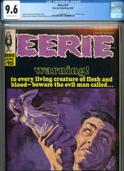 Eerie #15 CGC graded 9.6 - Vic Prezio cover HIGHEST GRADED