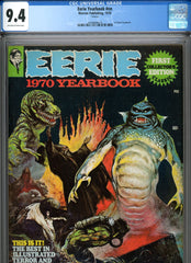Eerie Yearbook 1970 #nn CGC graded 9.4 Frank Frazetta collage of past covers
