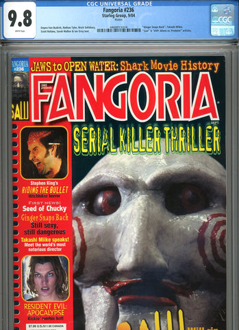 Fangoria #236 CGC graded 9.8 - ONLY CERTIFIED COPY - SOLD!