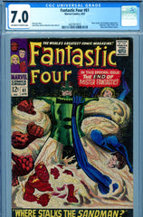 Fantastic Four #061 CGC graded 7.0 Silver Surfer and Sandman app.