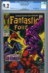 Fantastic Four #76 CGC graded 9.2 - Silver Surfer, Galactus, Pscho-Man