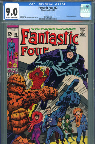 Fantastic Four #082 CGC graded 9.0 - Inhumans cover and story - SOLD!