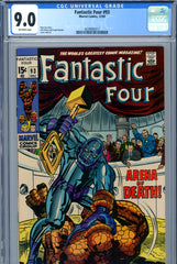 Fantastic Four #093 CGC graded 9.0 - last Silver Age issue
