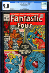 Fantastic Four #106 CGC graded 9.0 Romita & Sinnott art  Romita cover